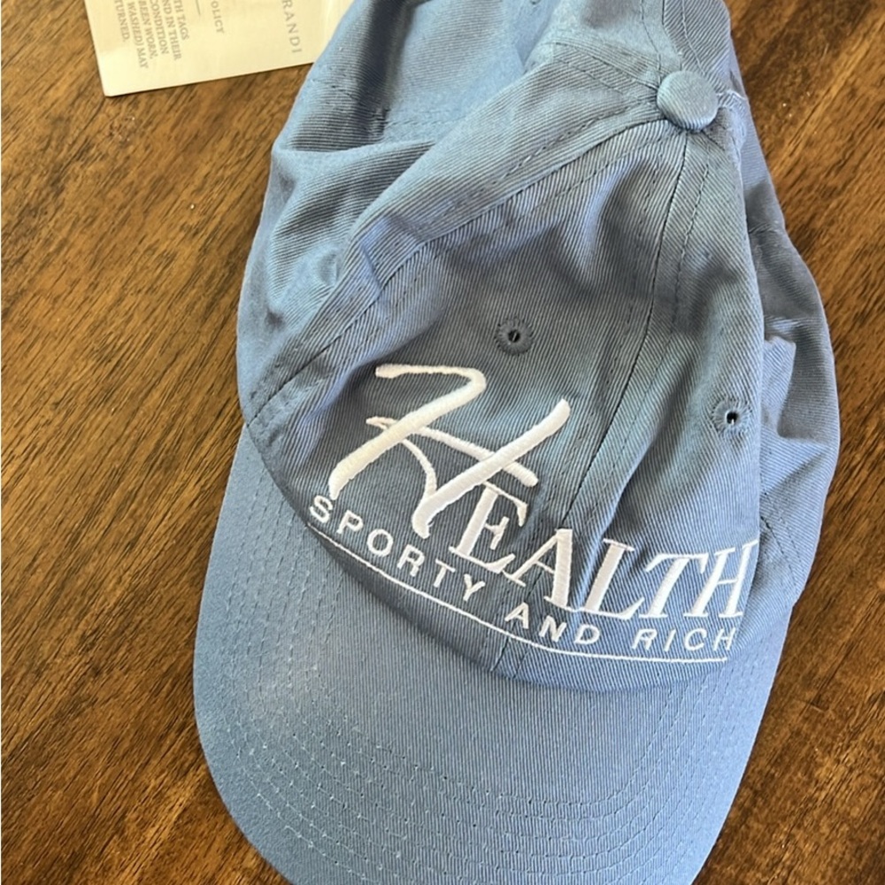 Sporty & Rich Blue Health Cap